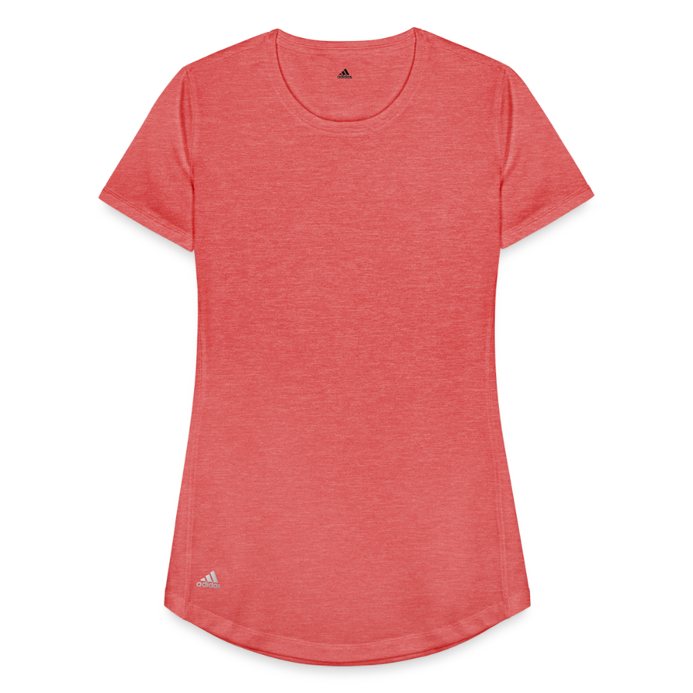 Adidas Women's Recycled Performance T-Shirt - mid heather red