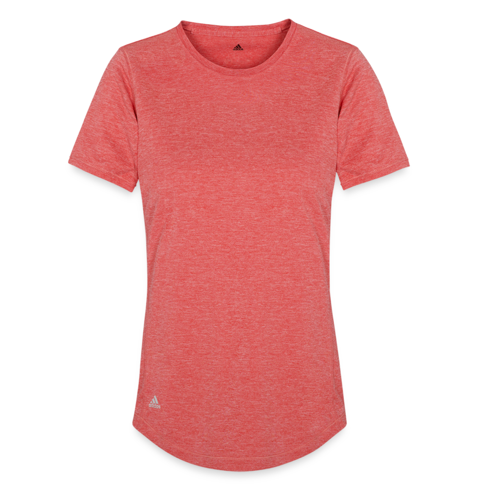 Adidas Women's Recycled Performance T-Shirt - mid heather red