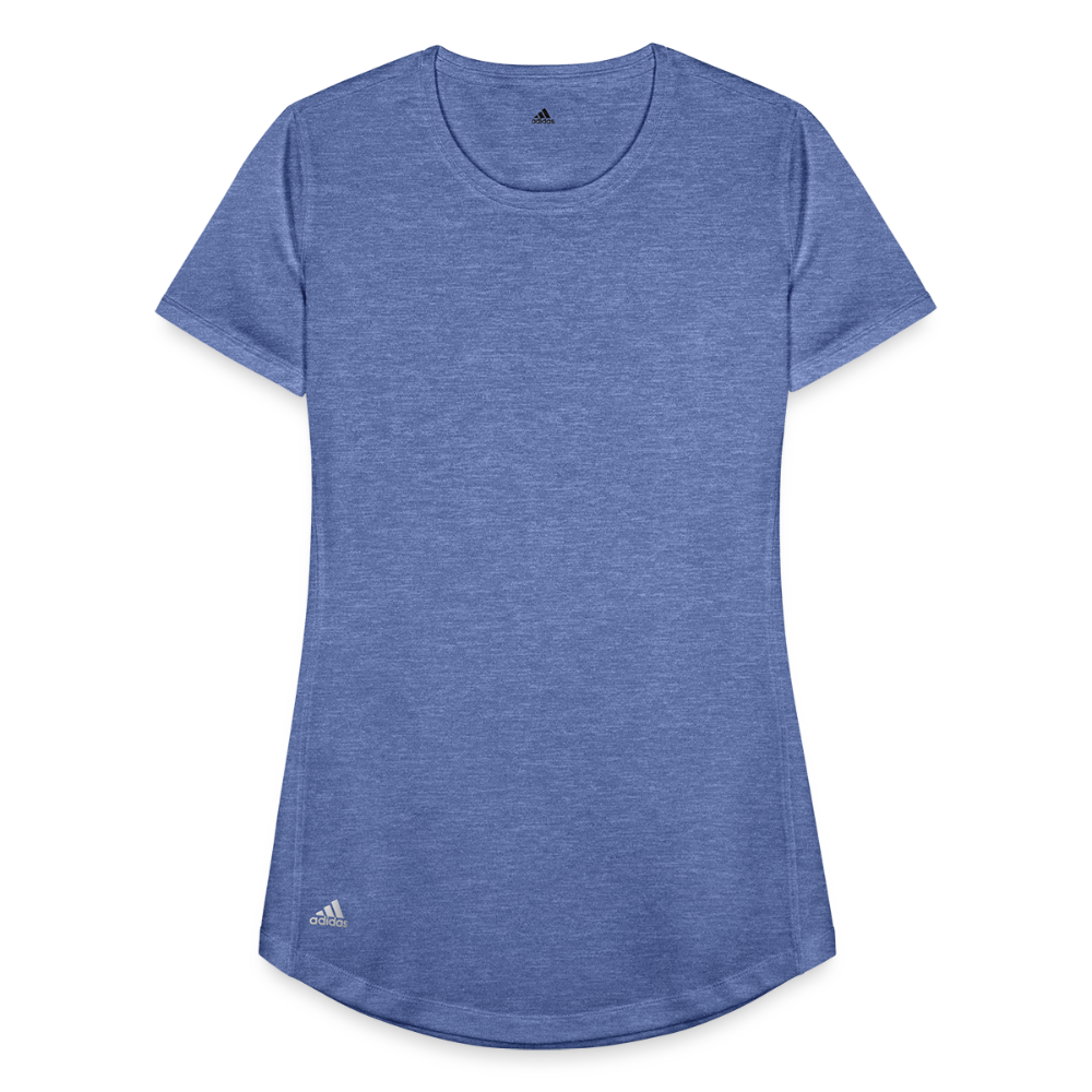 Adidas Women's Recycled Performance T-Shirt - heather royal blue