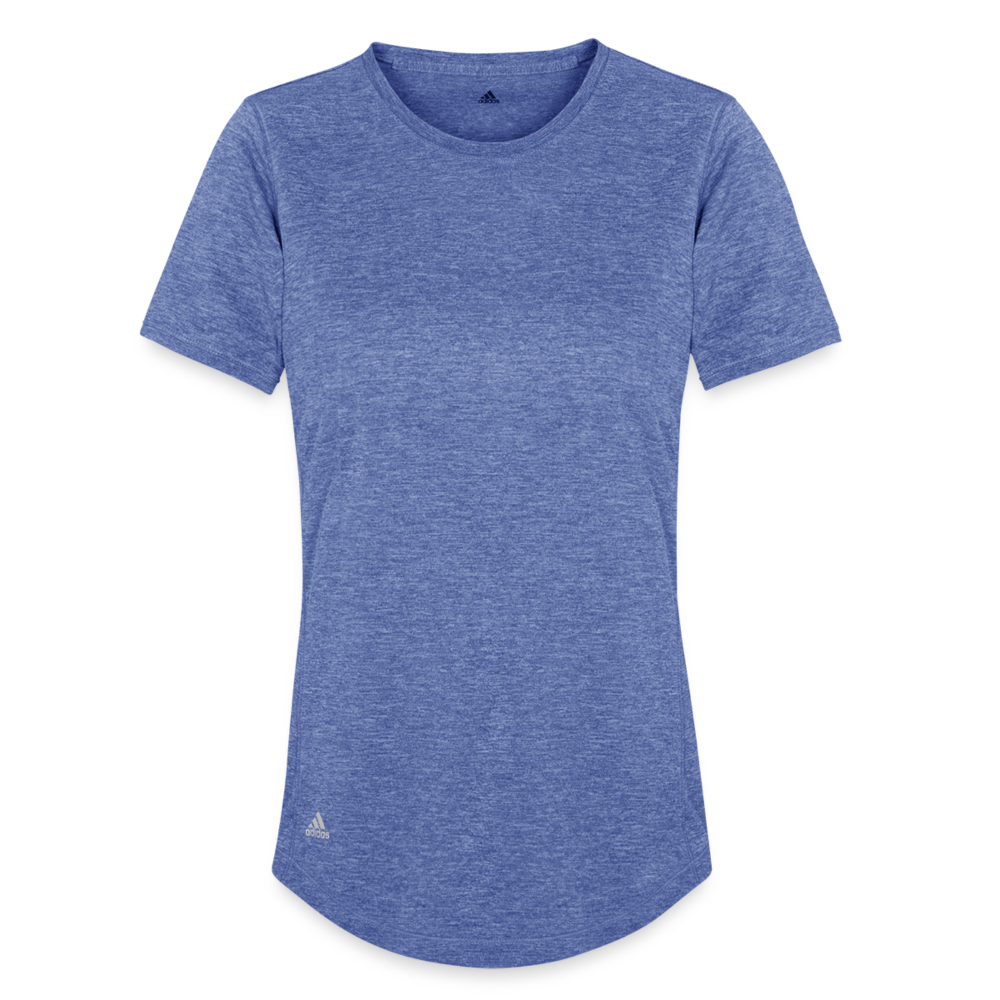 Adidas Women's Recycled Performance T-Shirt - heather royal blue