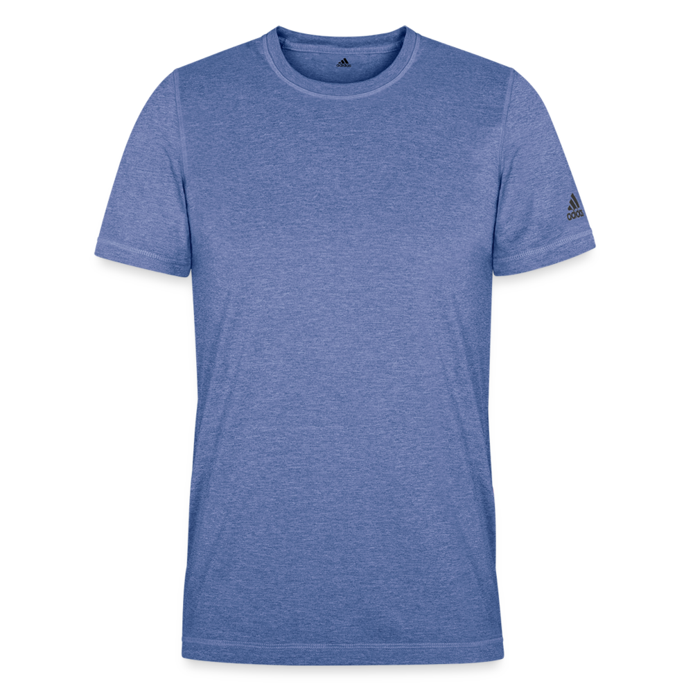 Adidas Men's Recycled Performance T-Shirt - heather royal blue