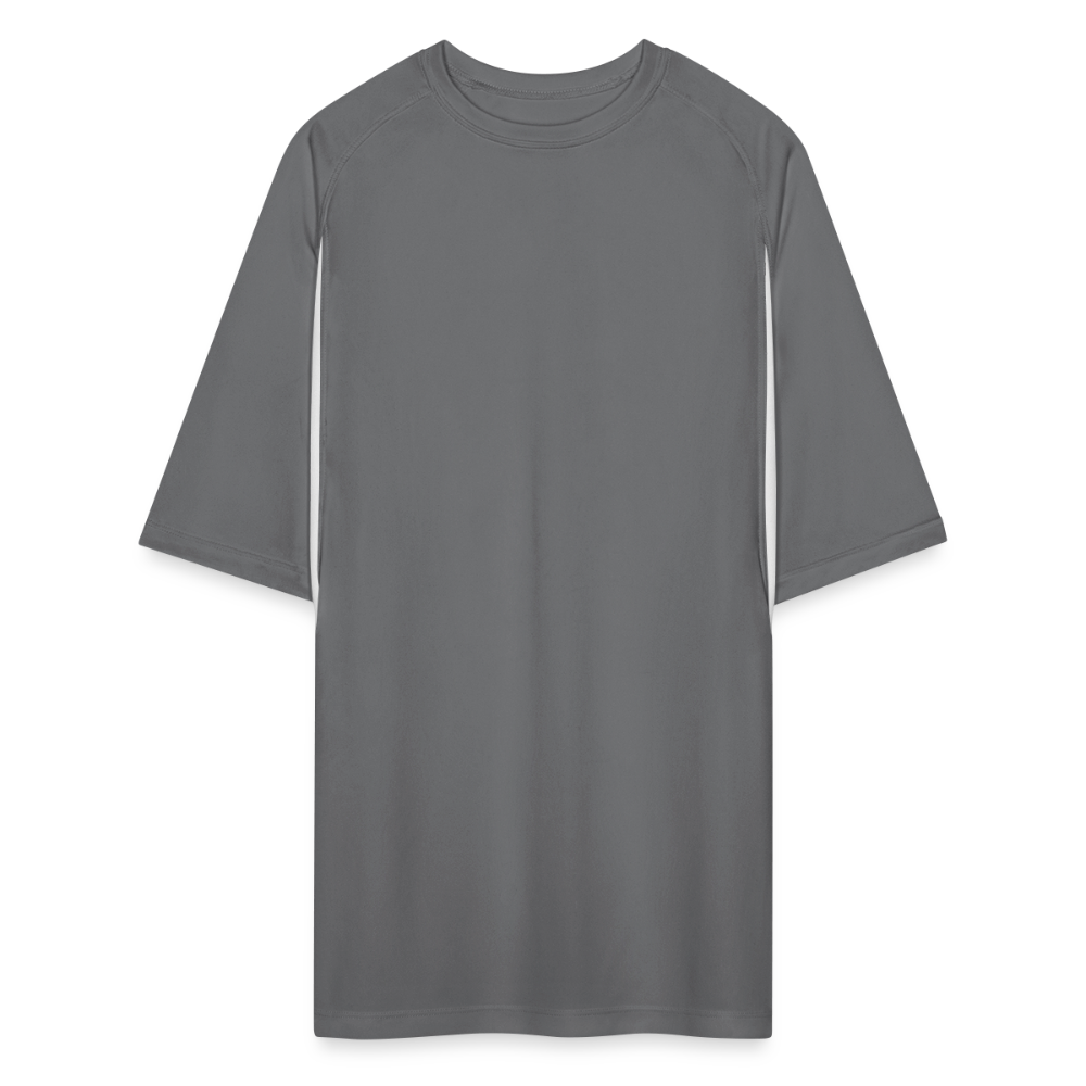 Men’s Cooling Performance Color Blocked Jersey - dark gray/white