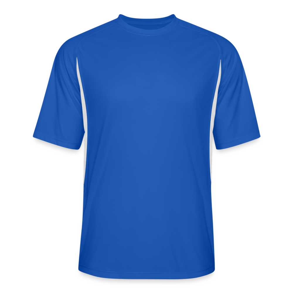 Men’s Cooling Performance Color Blocked Jersey - royal/white