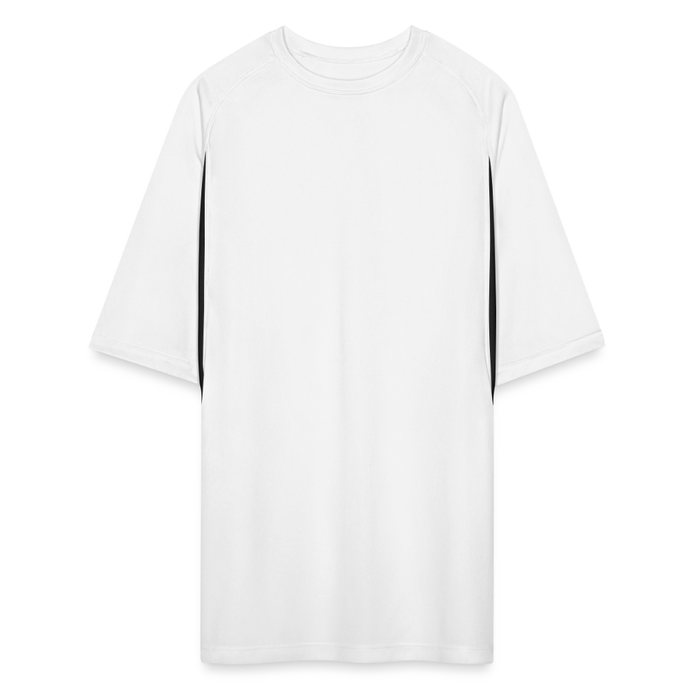 Men’s Cooling Performance Color Blocked Jersey - white/black