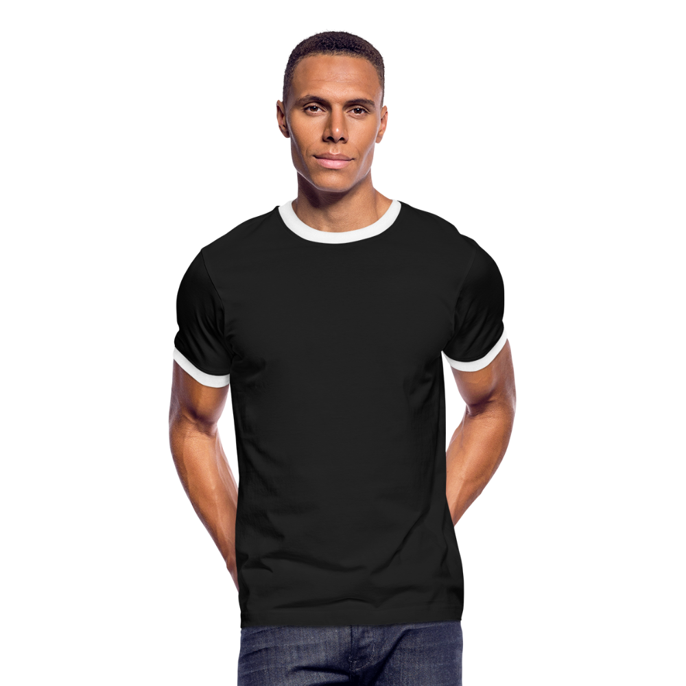 Men's Ringer T-Shirt - black/white