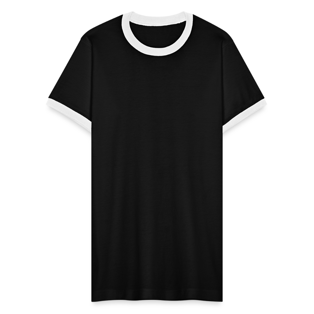 Men's Ringer T-Shirt - black/white