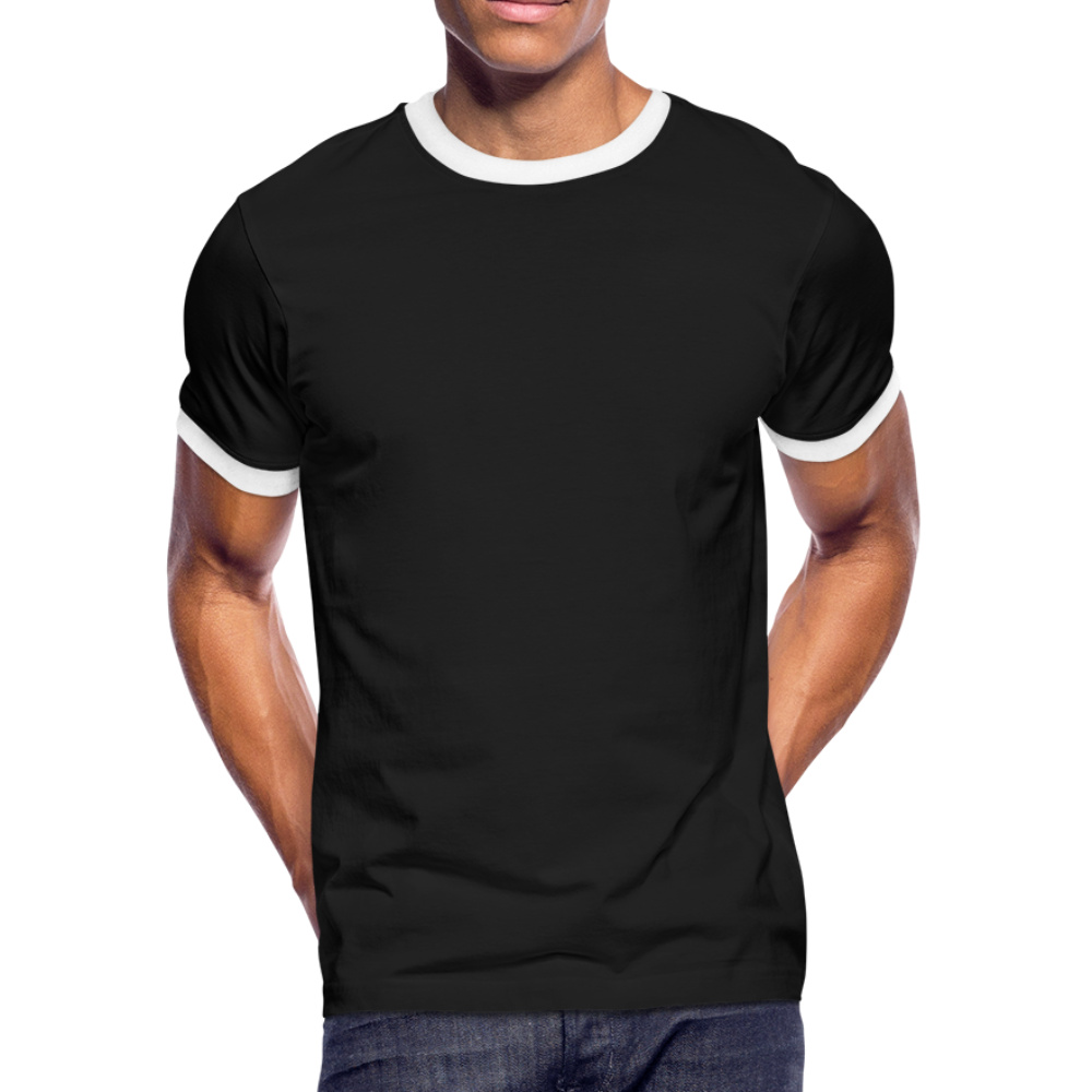 Men's Ringer T-Shirt - black/white