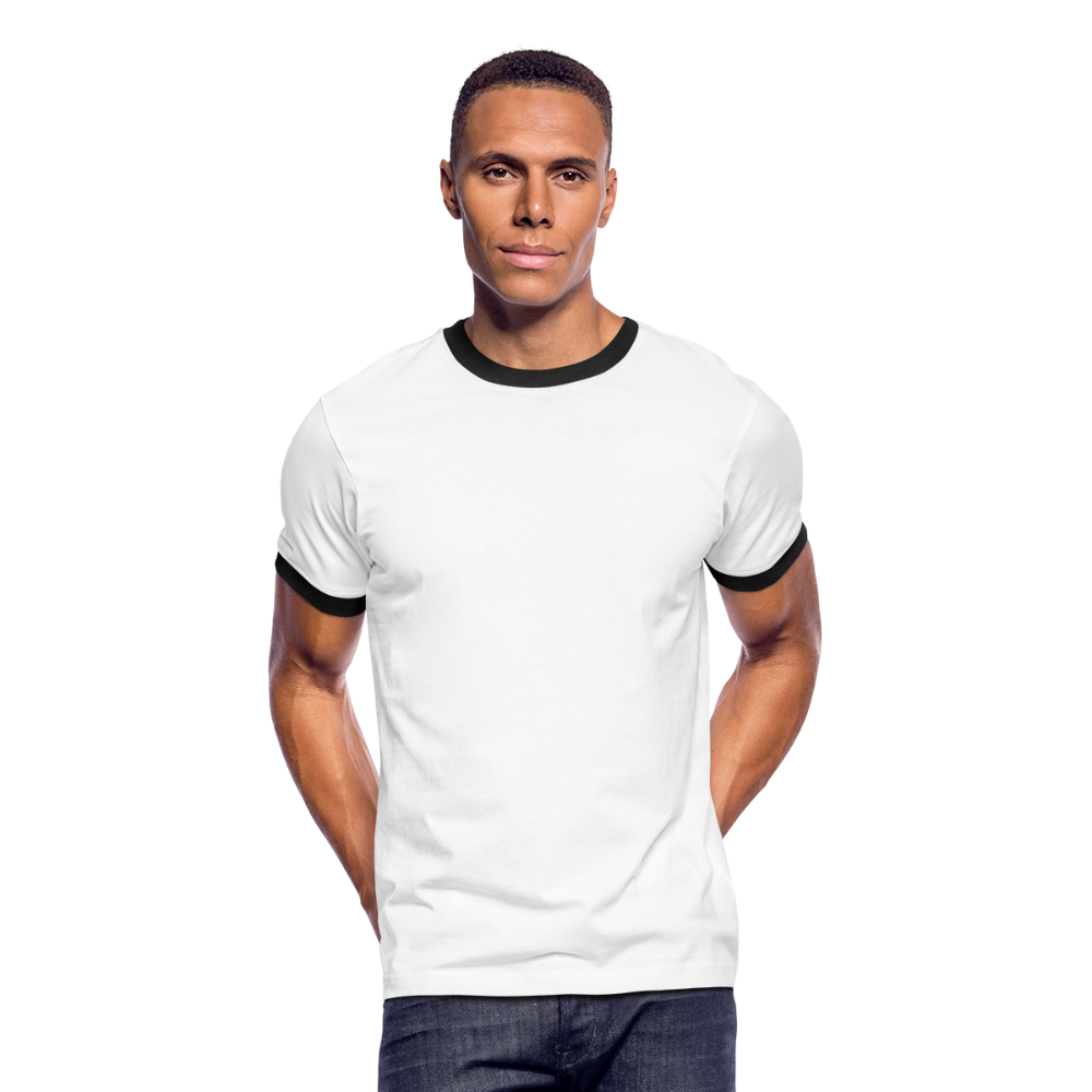 Men's Ringer T-Shirt - white/black