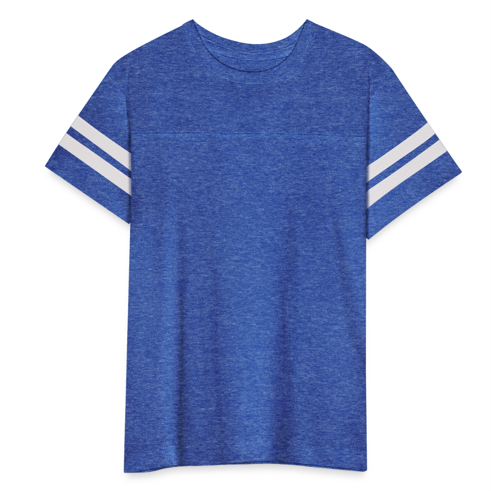 Kid's Football Tee - vintage royal/white