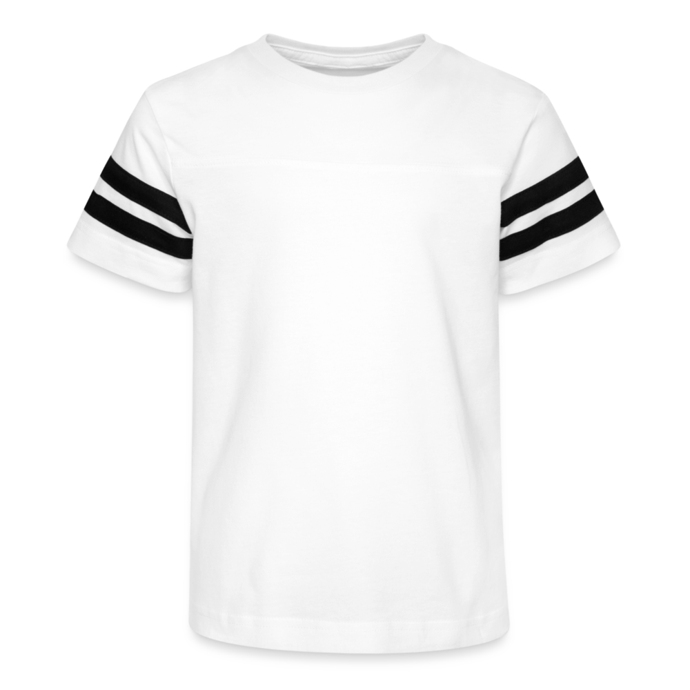 Kid's Football Tee - white/black