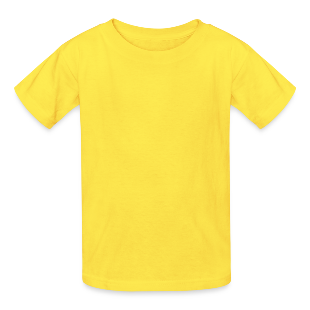 Hanes Youth Tagless T-Shirt - yellow