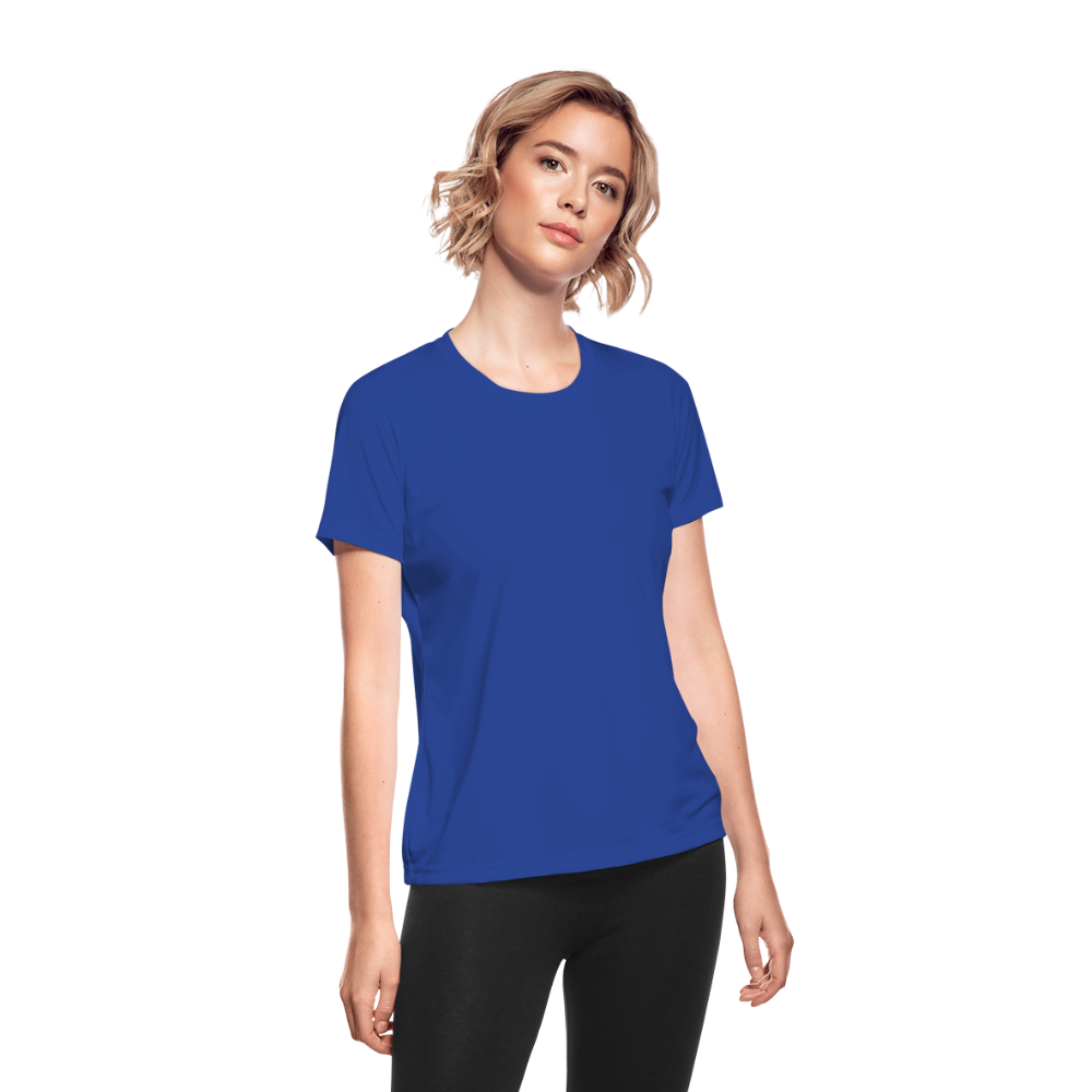 Women's Moisture Wicking Performance T-Shirt - royal blue