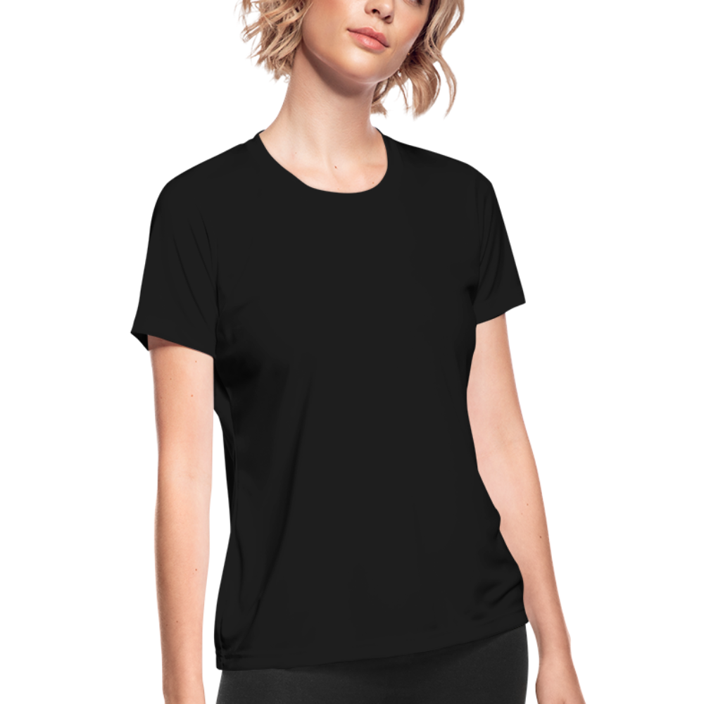 Women's Moisture Wicking Performance T-Shirt - black