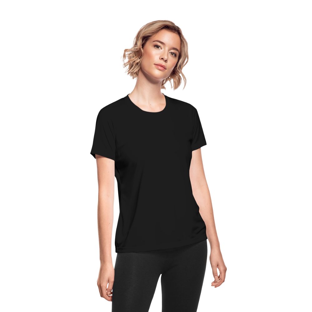 Women's Moisture Wicking Performance T-Shirt - black