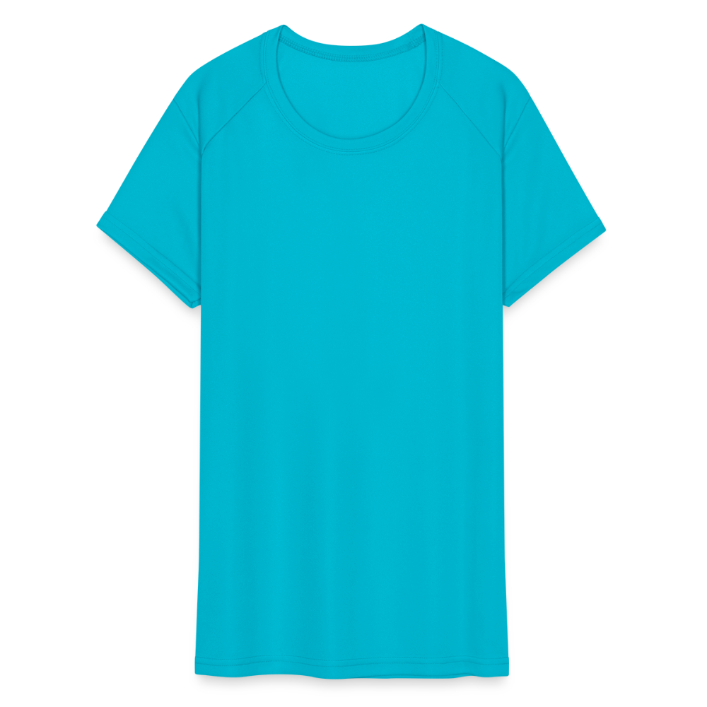 Women's Moisture Wicking Performance T-Shirt - turquoise