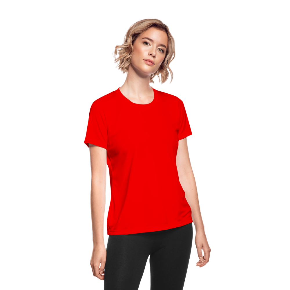 Women's Moisture Wicking Performance T-Shirt - red