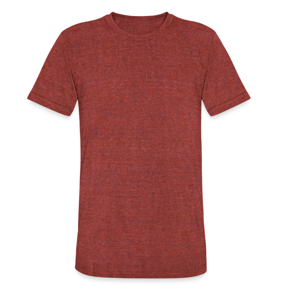 Unisex Tri-Blend T-Shirt - heather cranberry