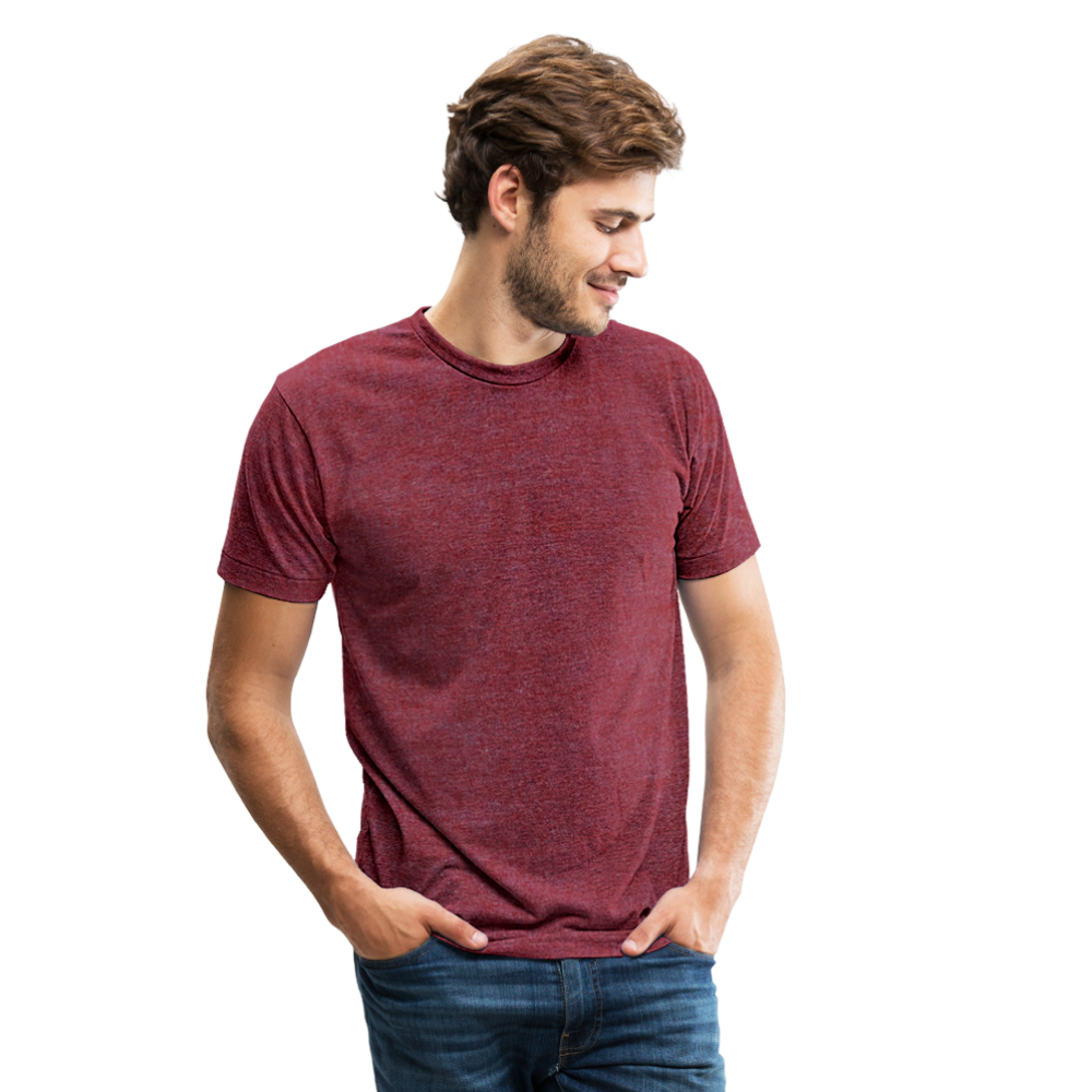 Unisex Tri-Blend T-Shirt - heather cranberry