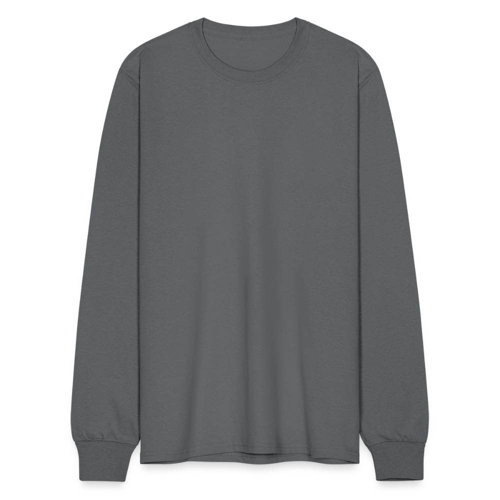 Men's Long Sleeve T-Shirt - charcoal