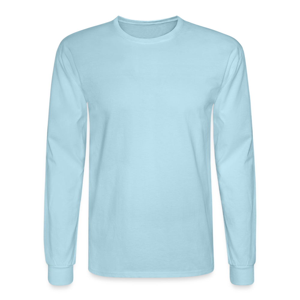 Men's Long Sleeve T-Shirt - powder blue