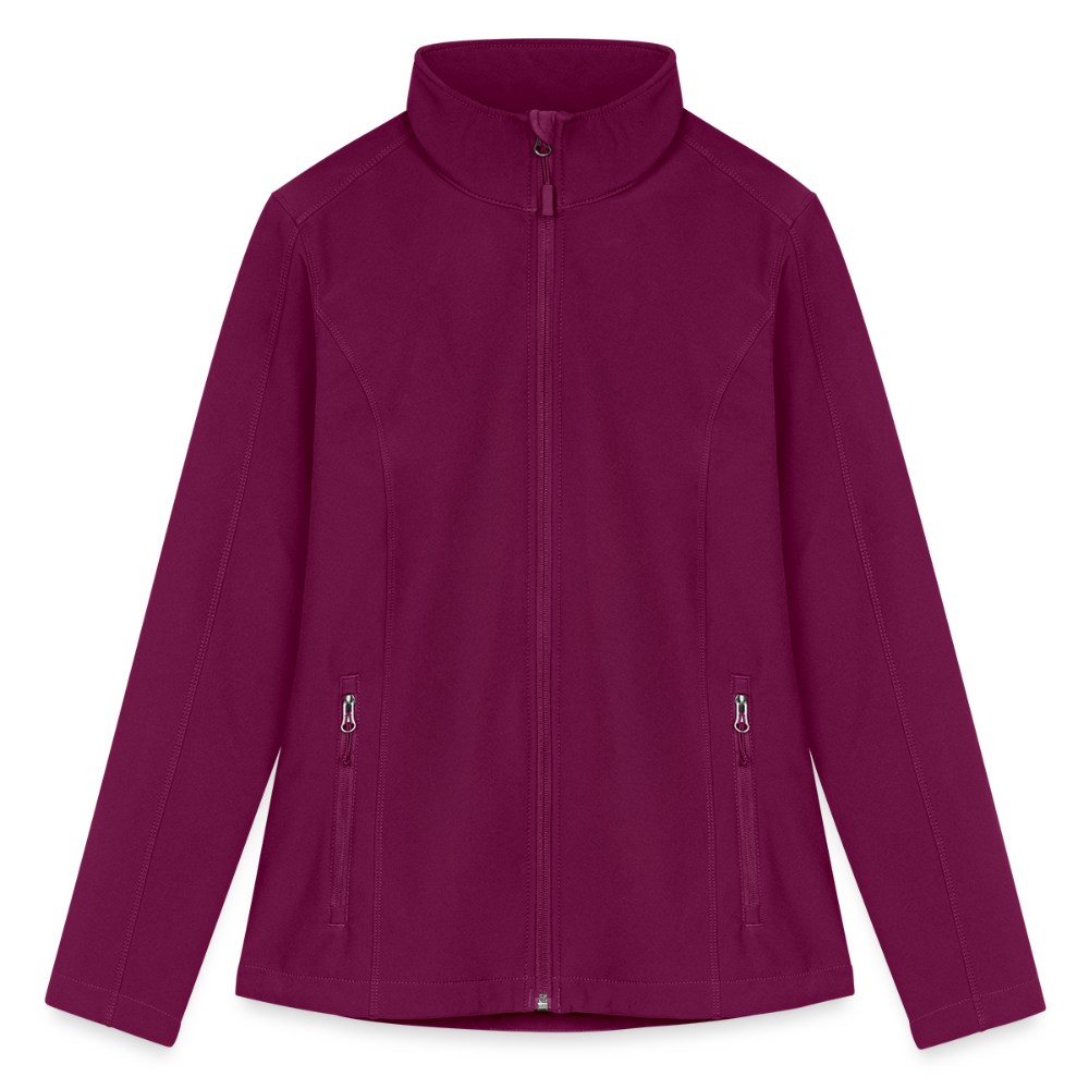 Women’s Soft Shell Jacket - raspberry