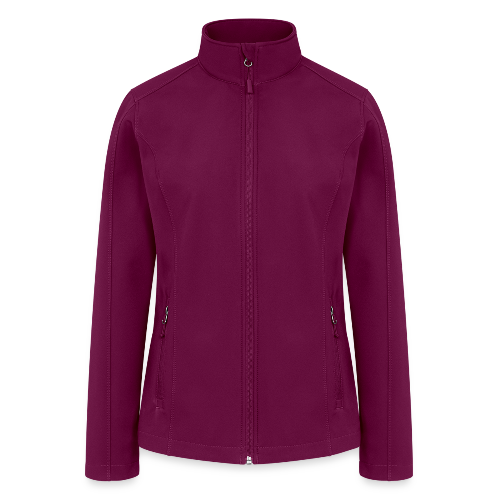 Women’s Soft Shell Jacket - raspberry