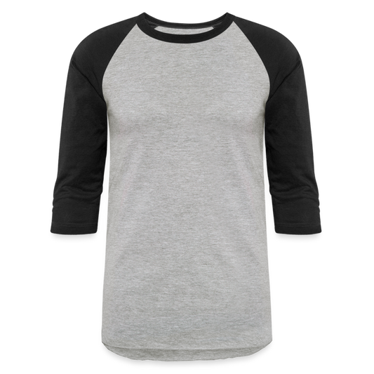 Baseball T-Shirt - heather gray/black