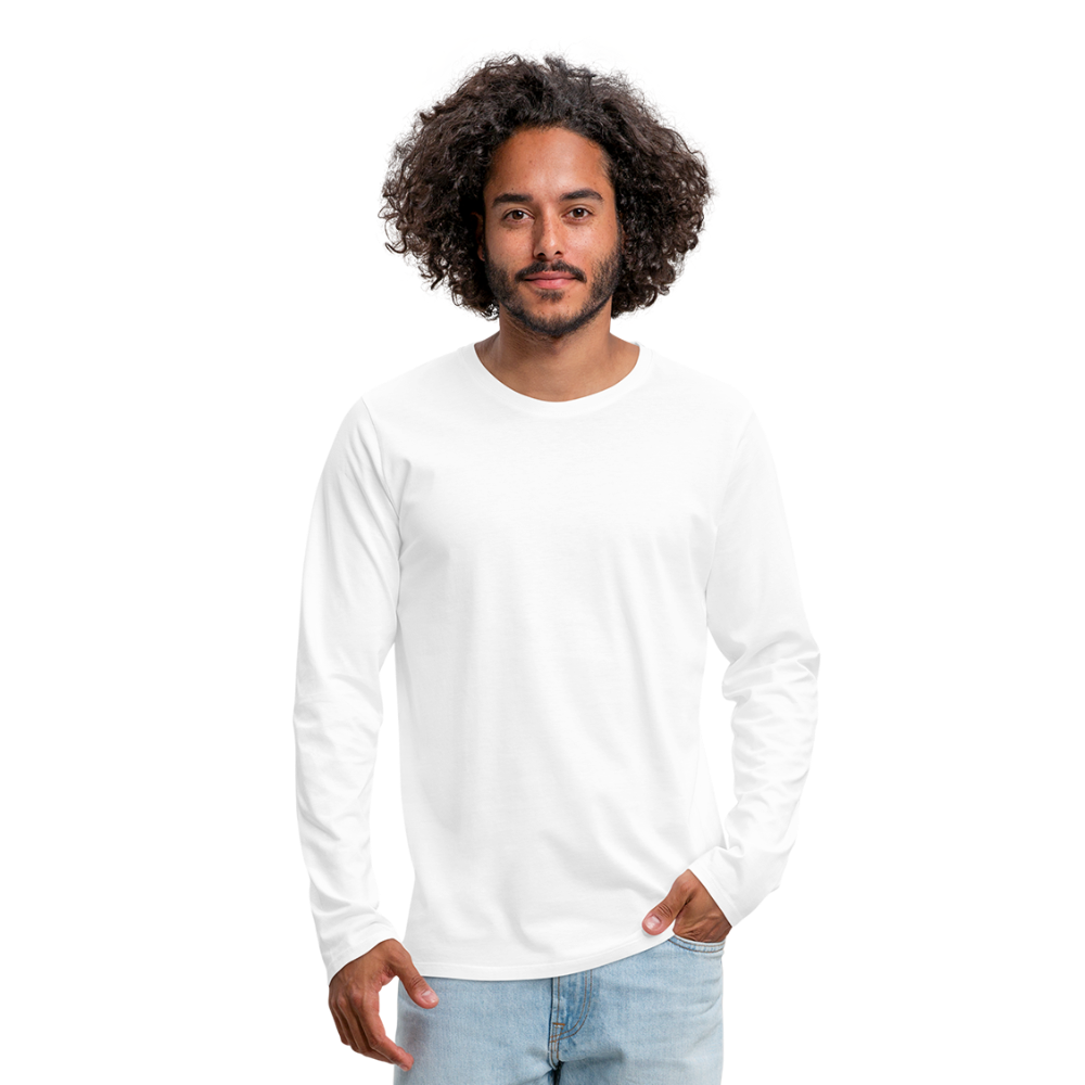 Men's Premium Long Sleeve T-Shirt - white