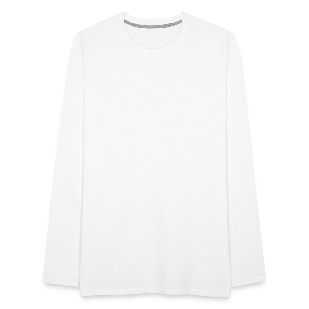 Men's Premium Long Sleeve T-Shirt - white