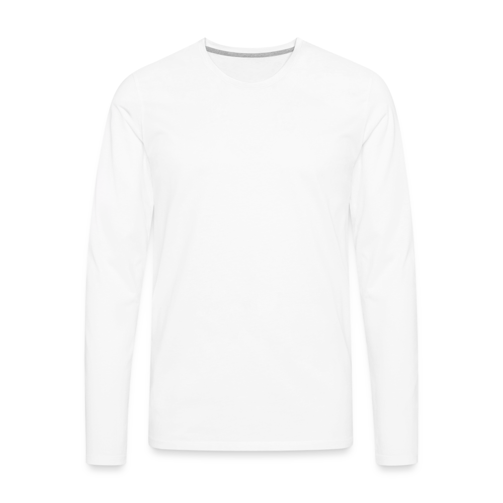 Men's Premium Long Sleeve T-Shirt - white