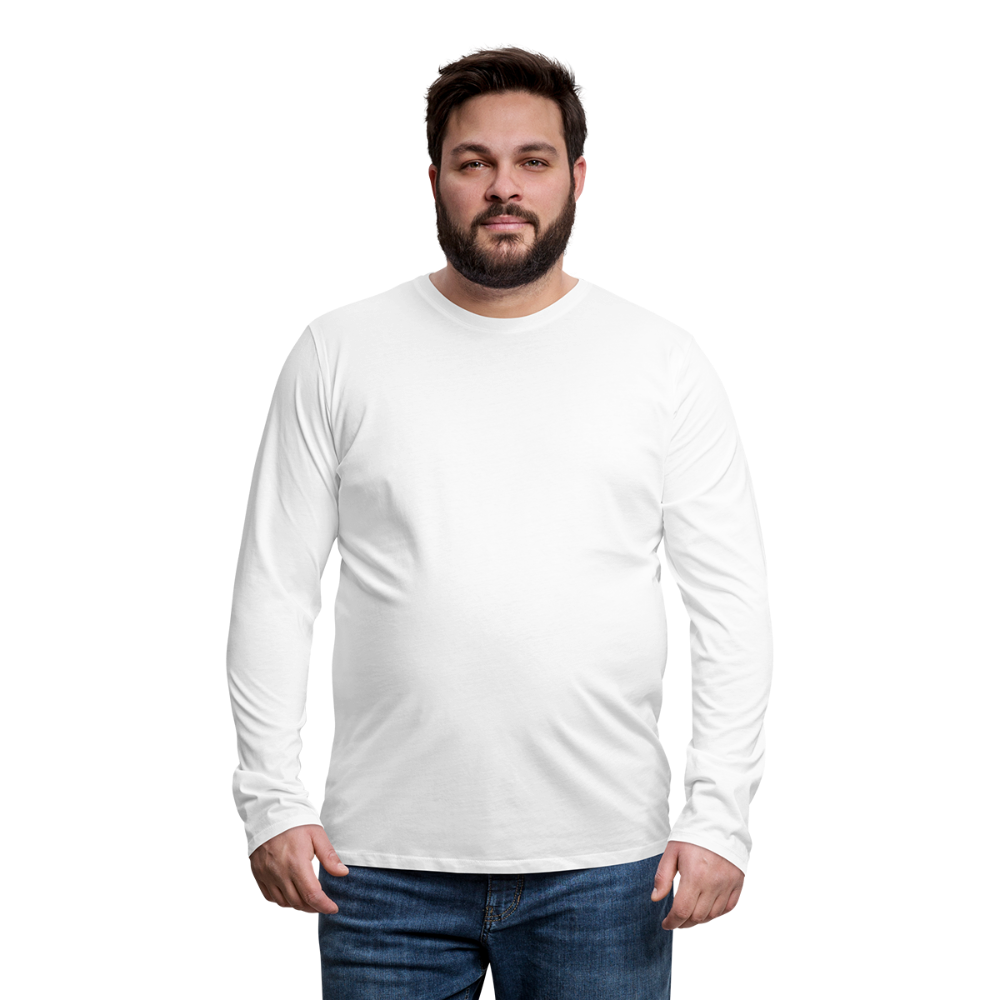 Men's Premium Long Sleeve T-Shirt - white