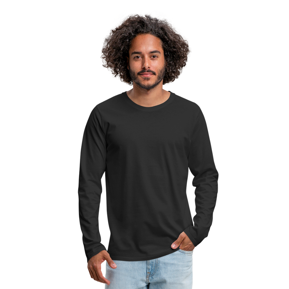 Men's Premium Long Sleeve T-Shirt - black