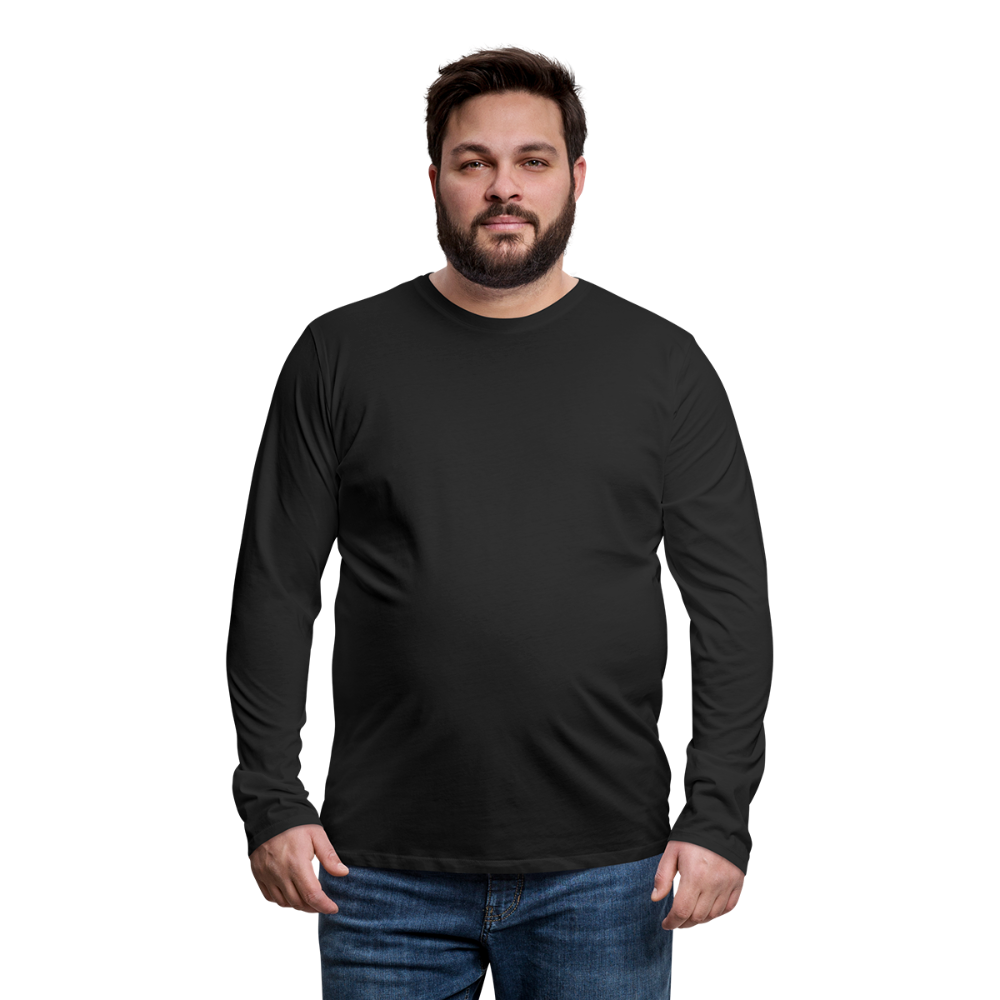 Men's Premium Long Sleeve T-Shirt - black