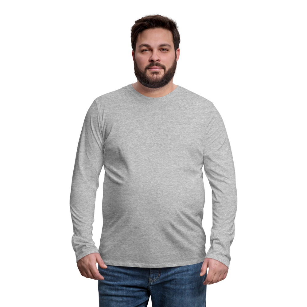 Men's Premium Long Sleeve T-Shirt - heather gray