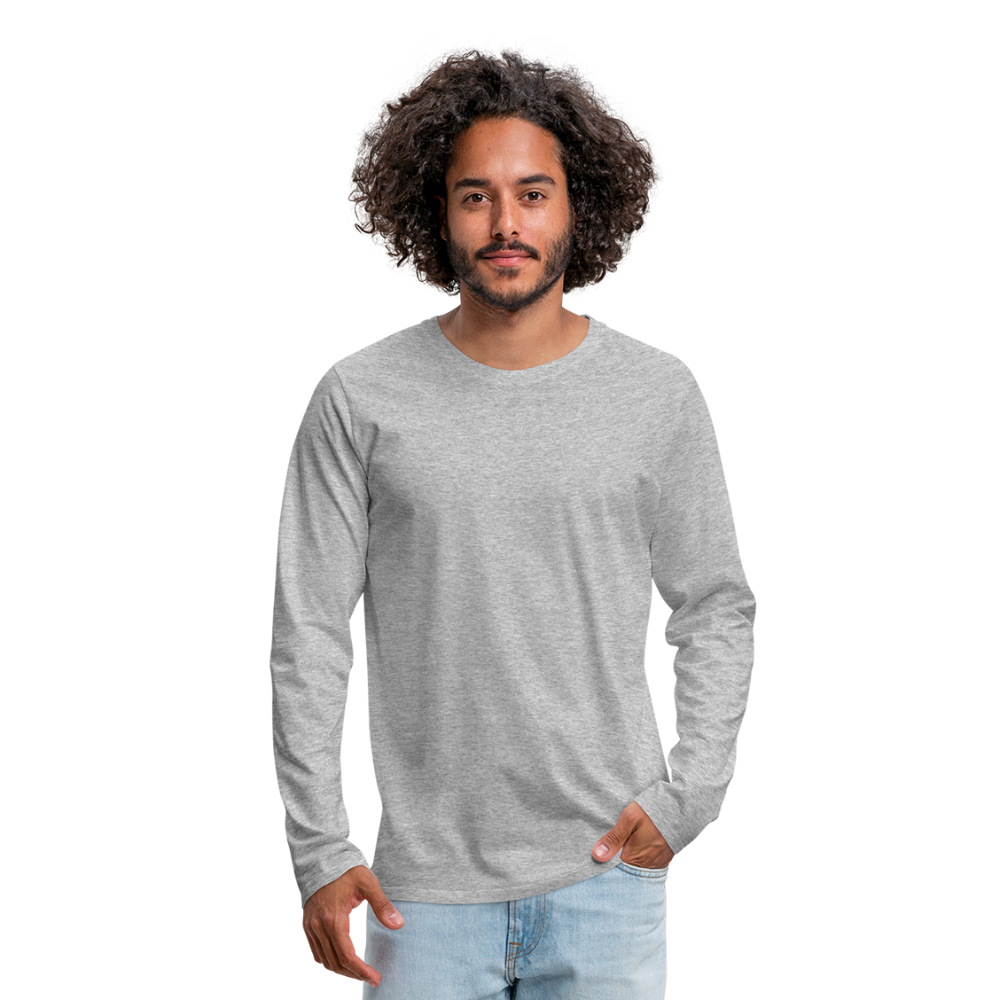 Men's Premium Long Sleeve T-Shirt - heather gray