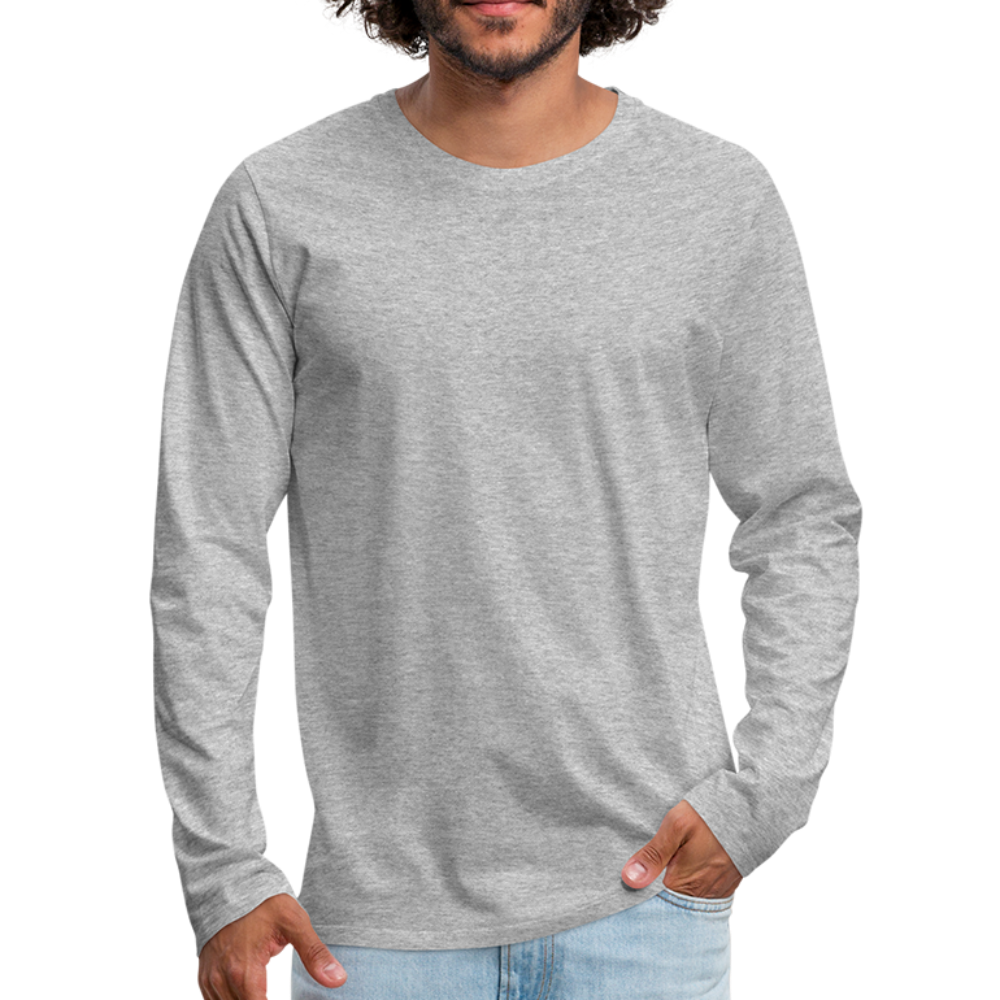 Men's Premium Long Sleeve T-Shirt - heather gray