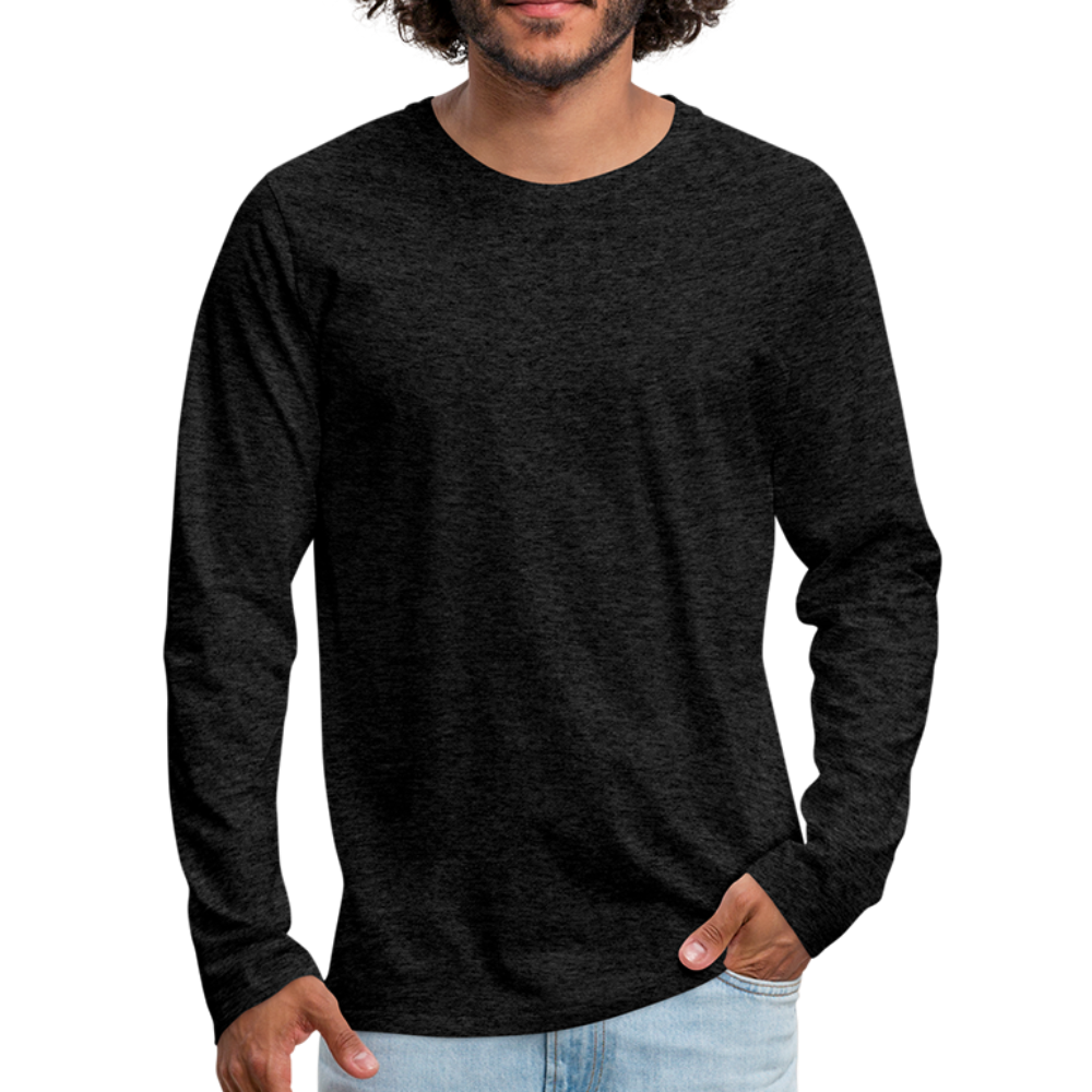 Men's Premium Long Sleeve T-Shirt - charcoal grey