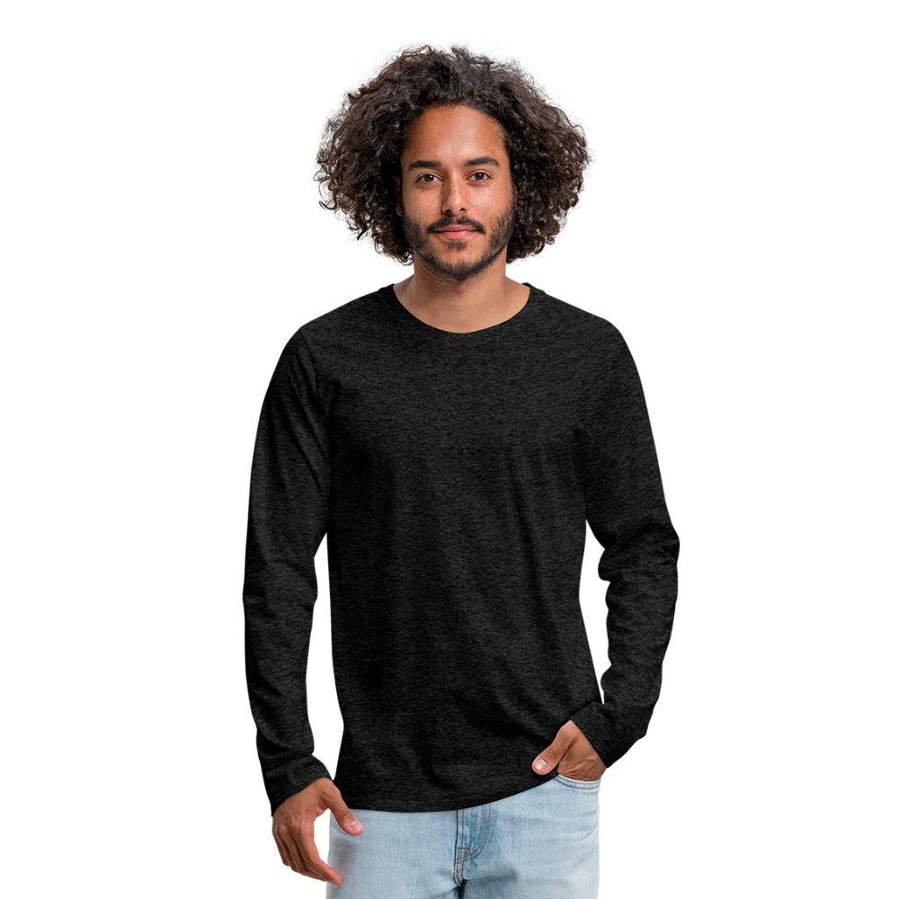 Men's Premium Long Sleeve T-Shirt - charcoal grey