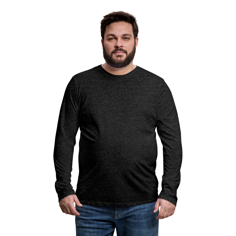 Men's Premium Long Sleeve T-Shirt - charcoal grey