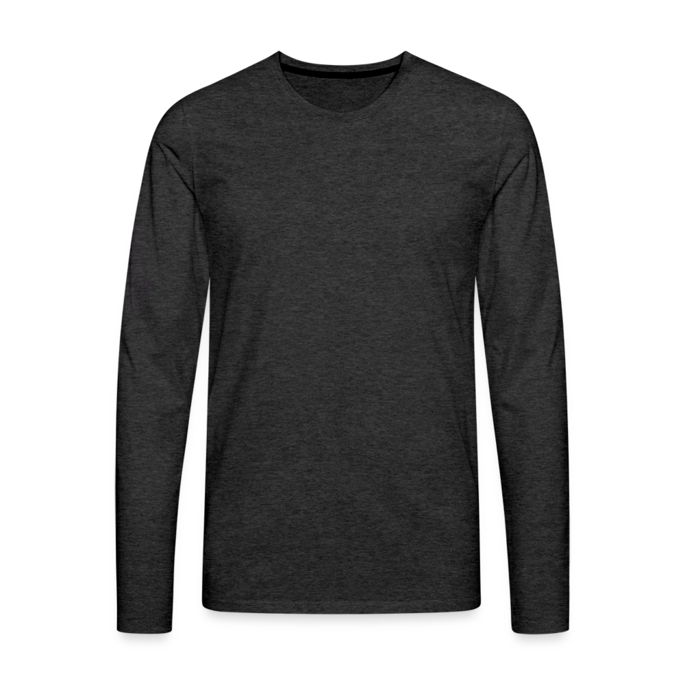 Men's Premium Long Sleeve T-Shirt - charcoal grey