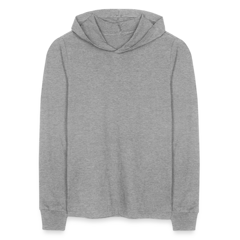 Unisex Long Sleeve Hoodie Shirt - heather grey