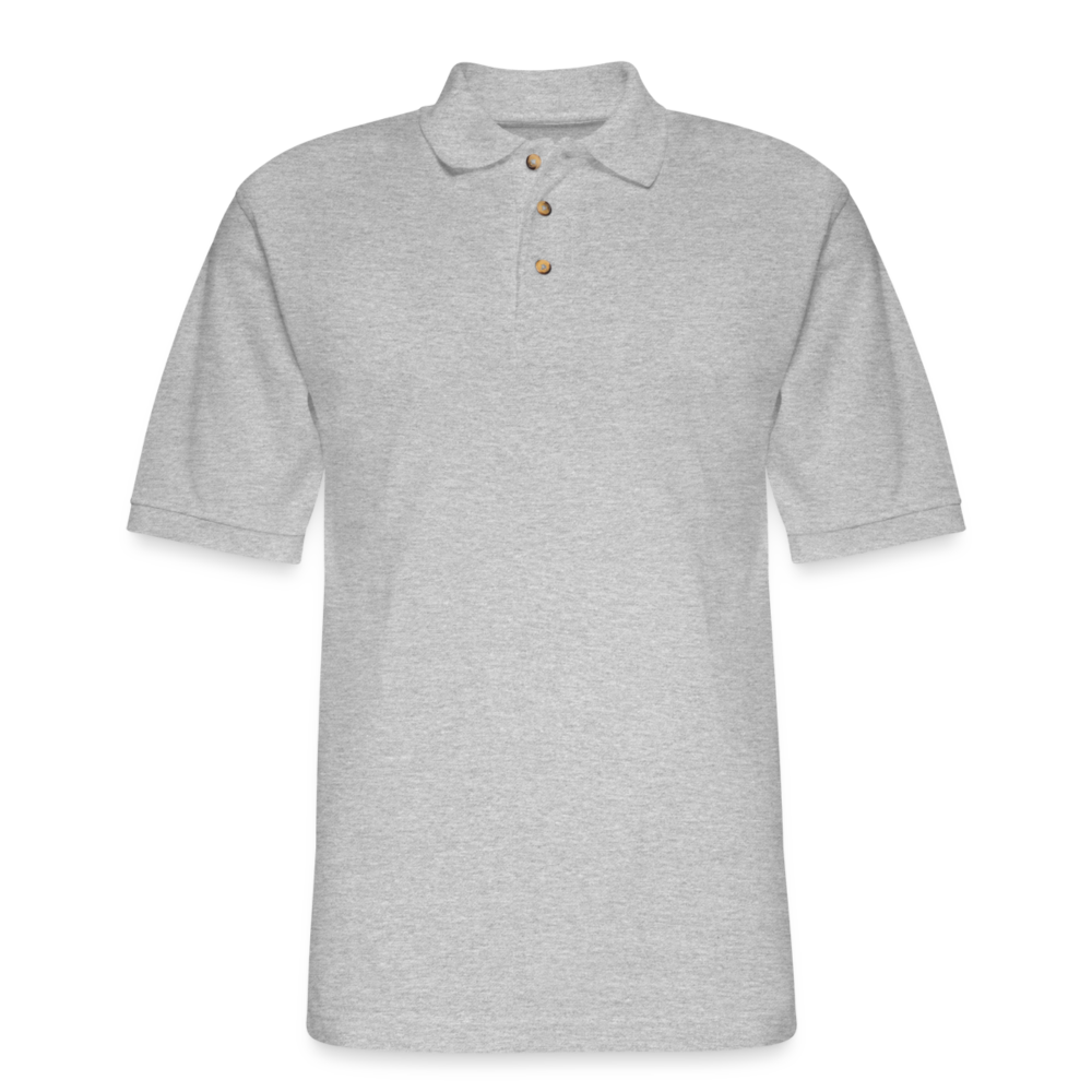 Men's Pique Polo Shirt - heather gray