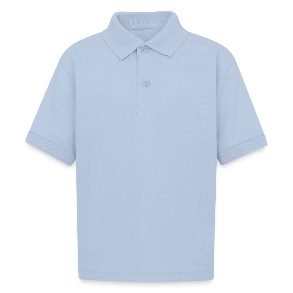 Gildan Kid's 50/50 Jersey Polo - light blue