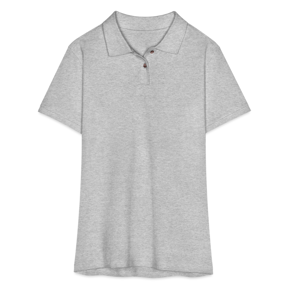 Women's Pique Polo Shirt - heather gray