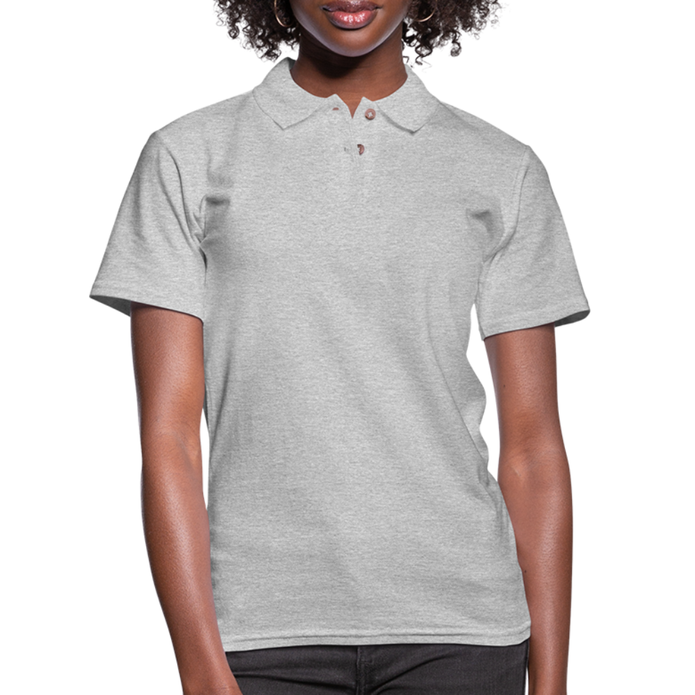 Women's Pique Polo Shirt - heather gray