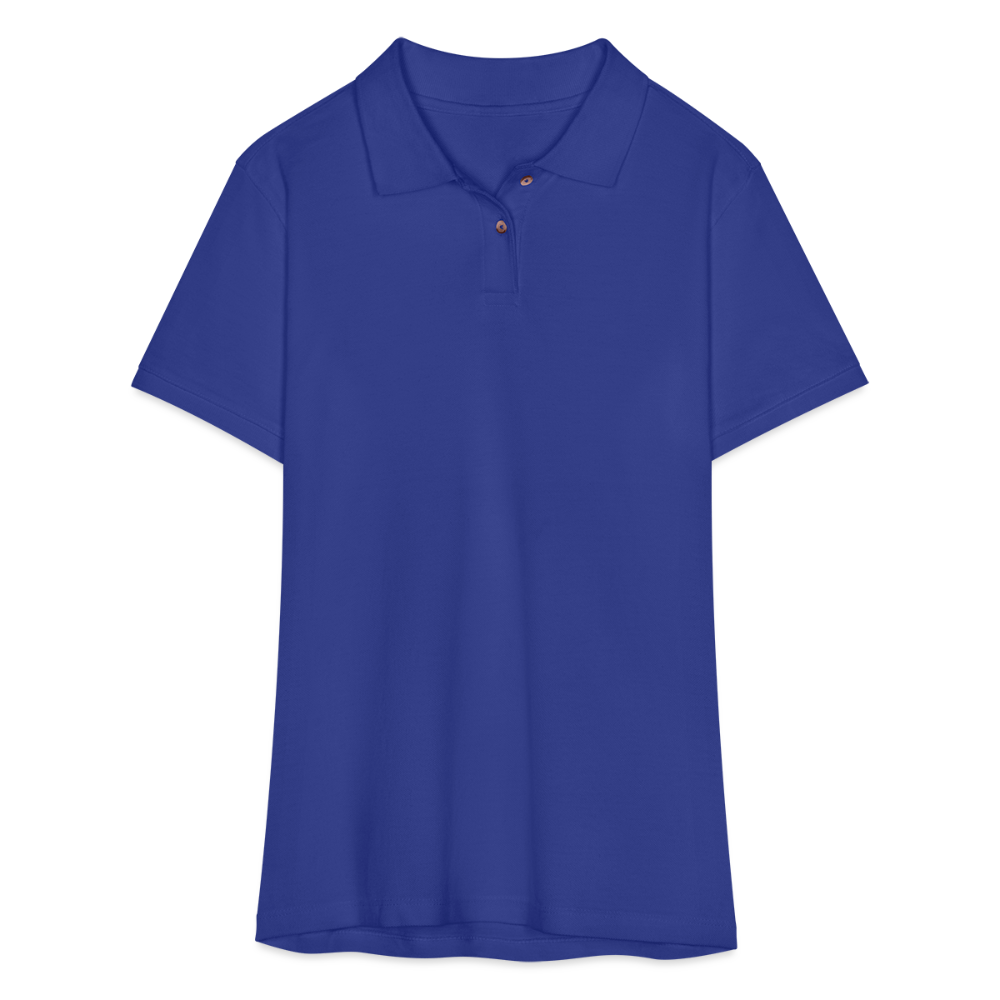 Women's Pique Polo Shirt - royal blue