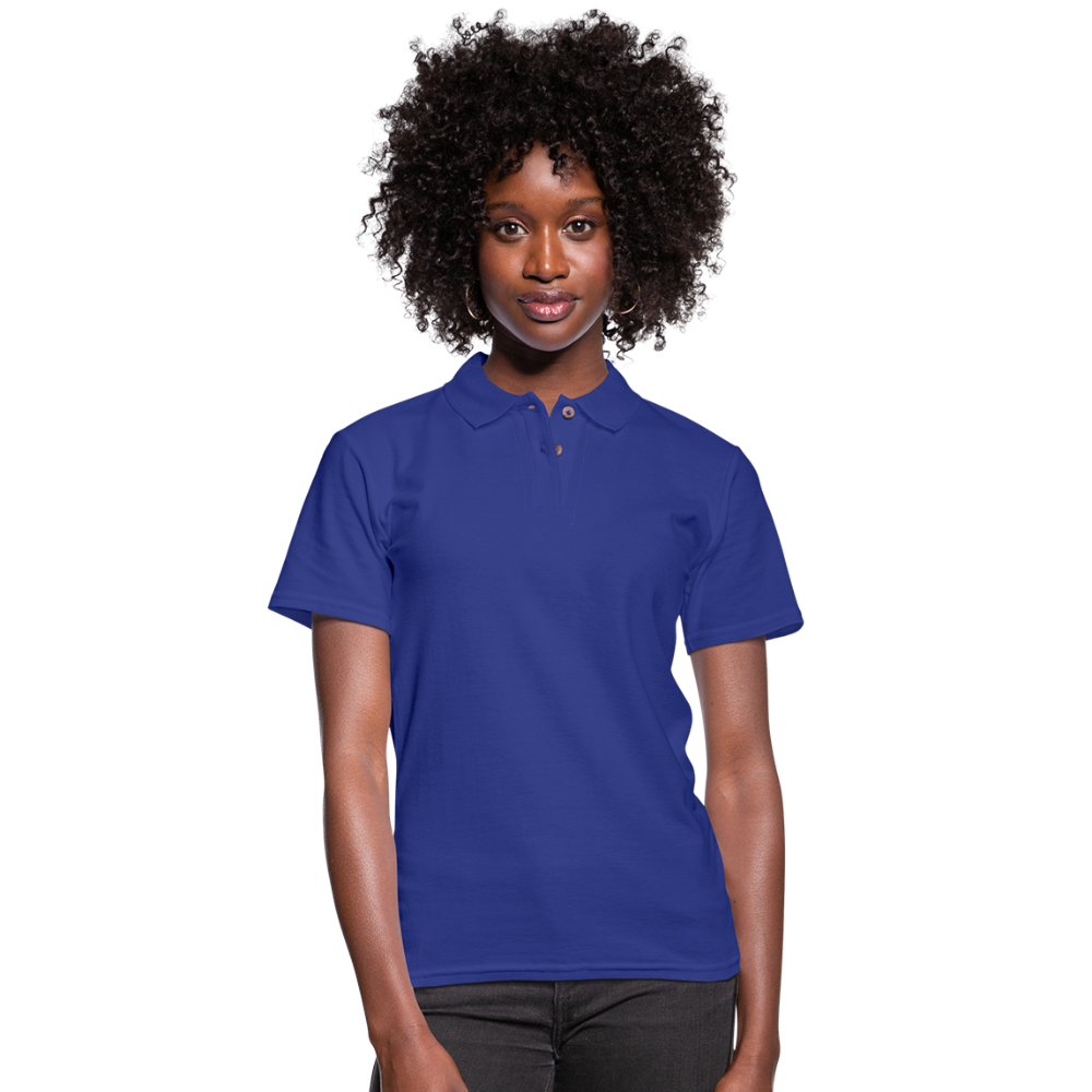 Women's Pique Polo Shirt - royal blue