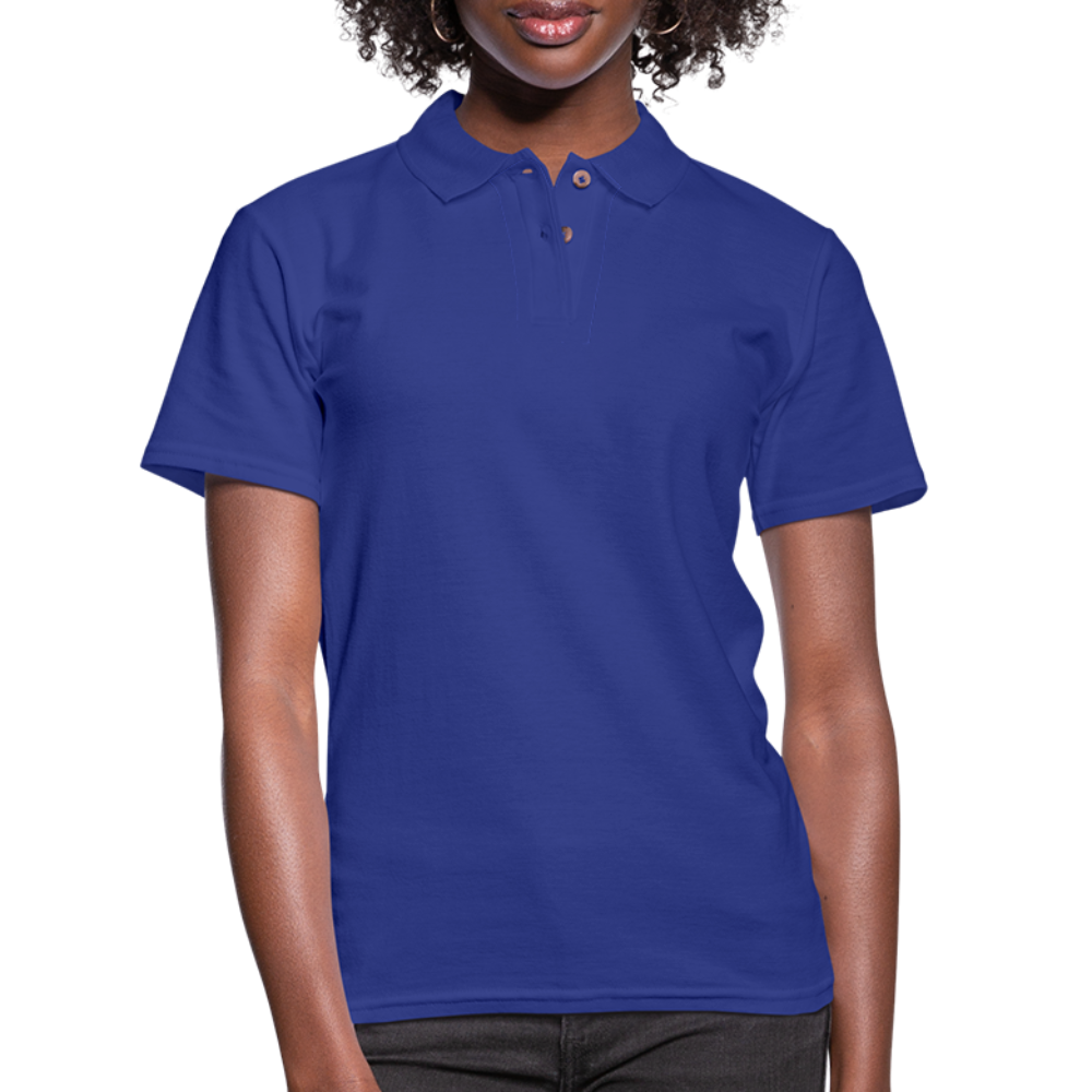 Women's Pique Polo Shirt - royal blue