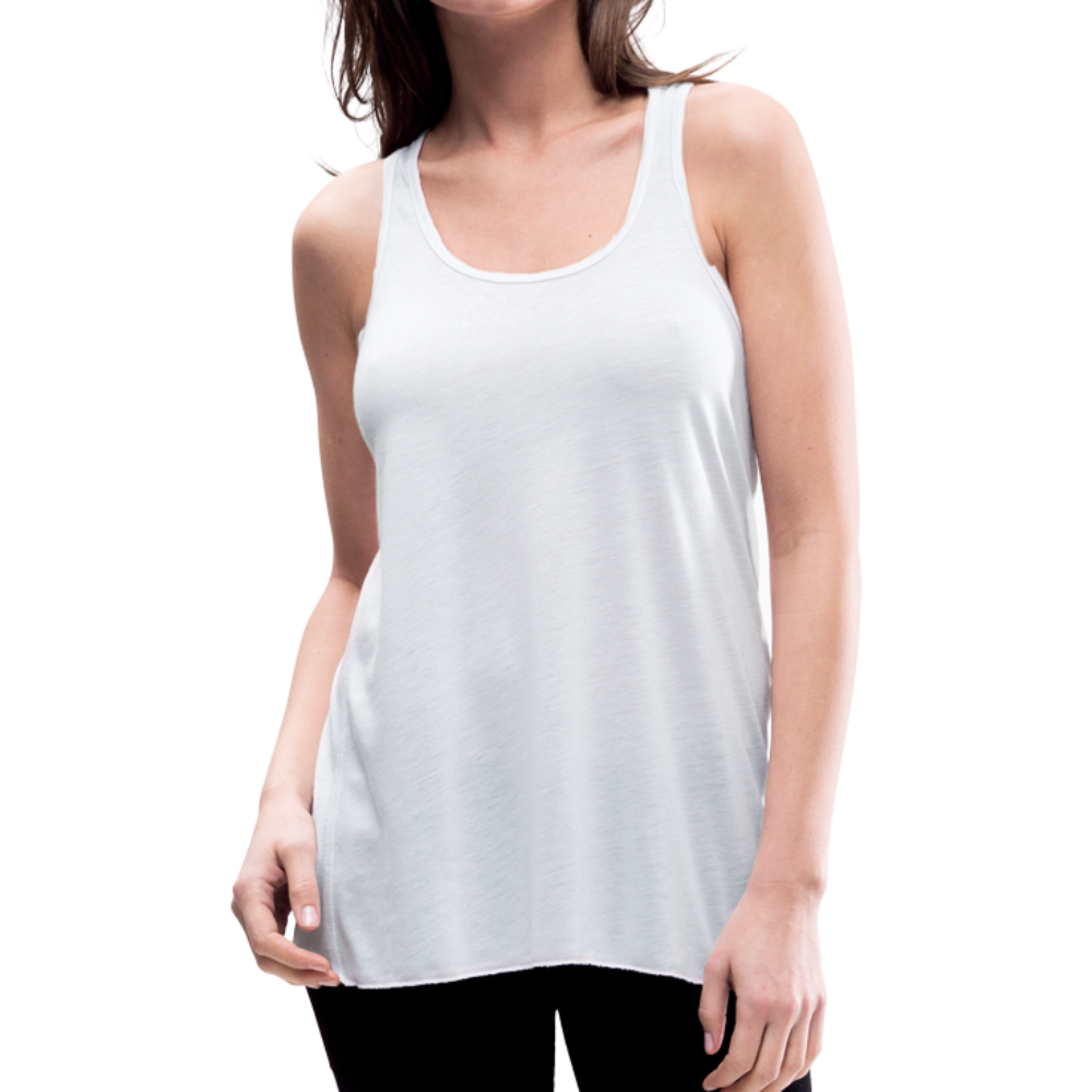 Women's Flowy Tank Top by Bella - white