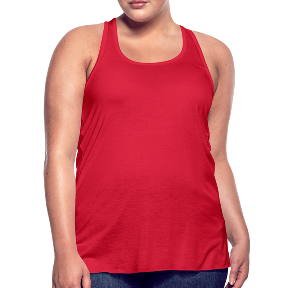 Women's Flowy Tank Top by Bella - red